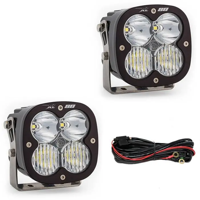 Baja Designs Xl80 Led Bumper Light Kit For 2020-2025 Jeep Gladiator / 2018-2025 Wrangler 1