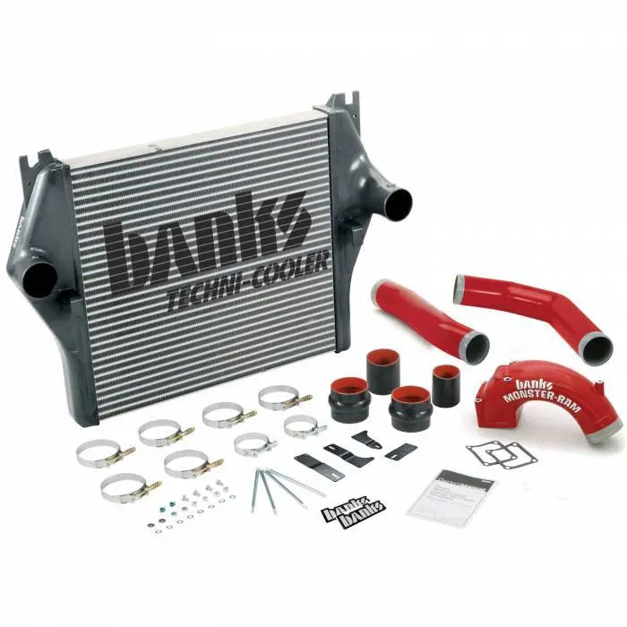 Banks Techni-Cooler Intercooler W/ Intake Elbow For 03-05 5.9L Cummins Diesel 1