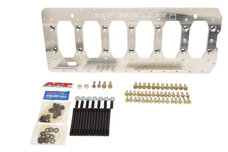 Bean Machine Billet Aluminum Gridlock Girdle With Hardware & Arp Studs For 03-18 5.9L & 6.7L Cummins 1