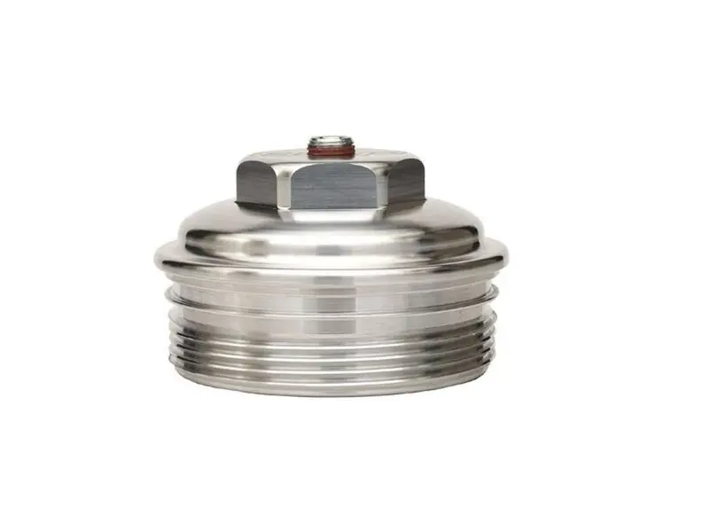 Bean Machine Billet Aluminum Upper Fuel Filter Cap For 03-07 6.0L Powerstroke 1