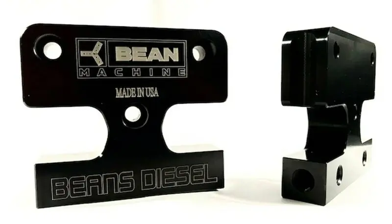 Bean Machine Fuel Bowl Delete Block With Extra Return Ports For 03-09 5.9/6.7 Cummins 1