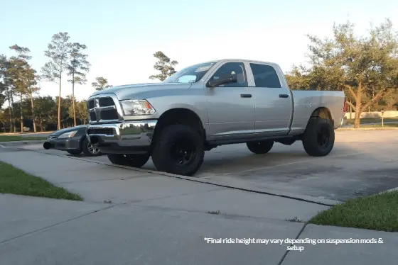 Bilstein 5112 Front Leveling Kit 2In Lift For 14-24 Ram 2500 4Wd 5.7L/6.4L Gas 2