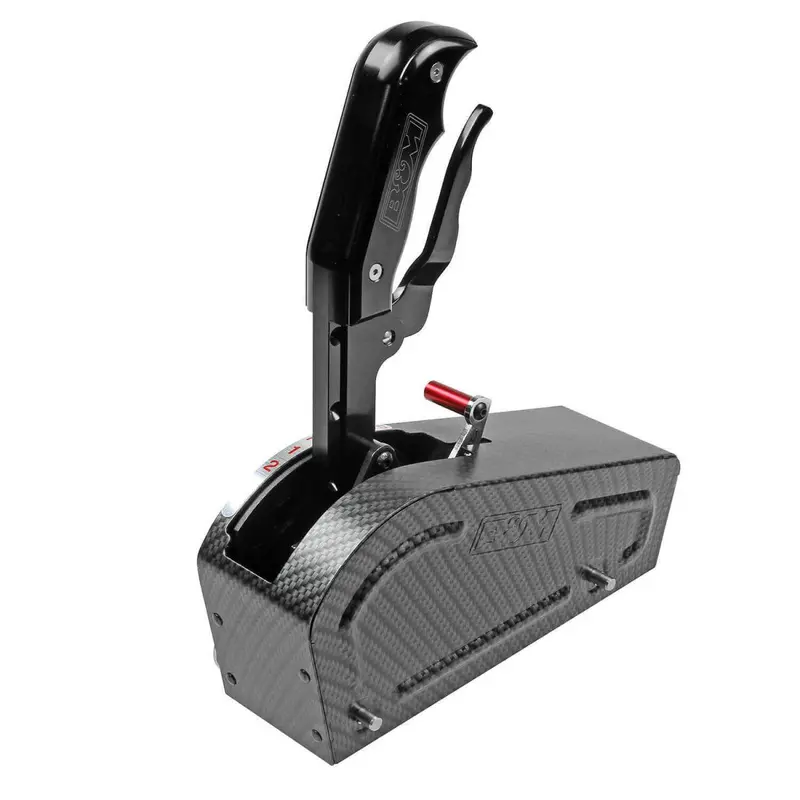 B&M Automatic Gated Shifter Magnum Grip Stealth Pro Stick Universal 3 & 4 Speed 2