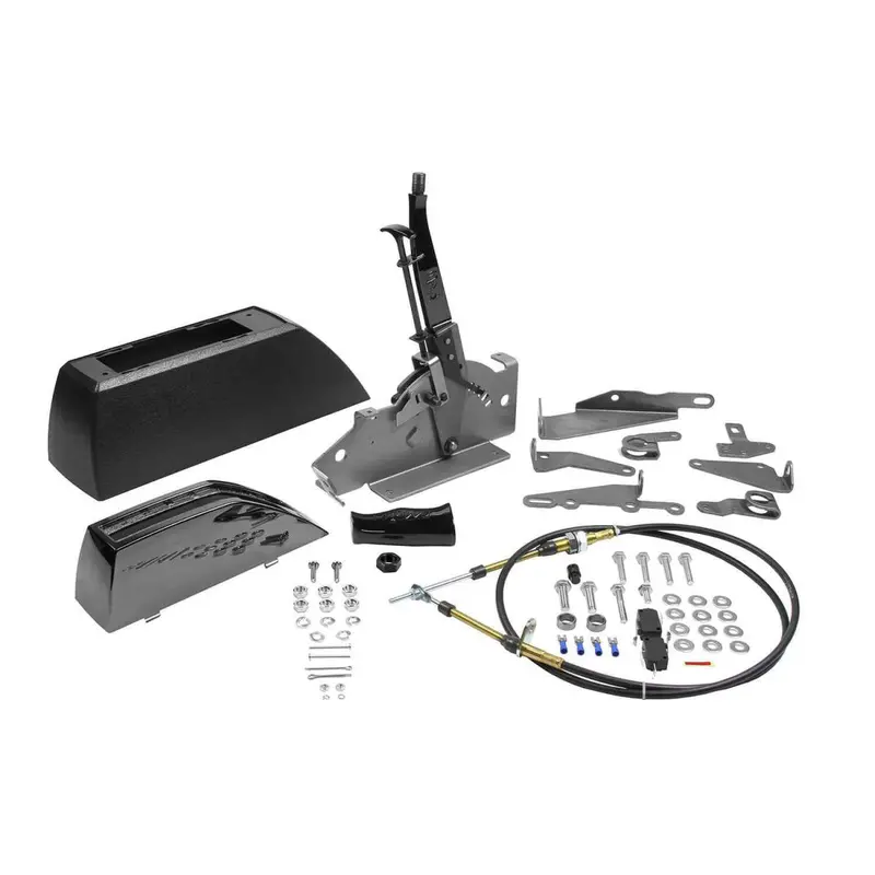 B&M Black Automatic Gated Shifter Z-Gate Universal Fit For 3 Speed Transmissions 2