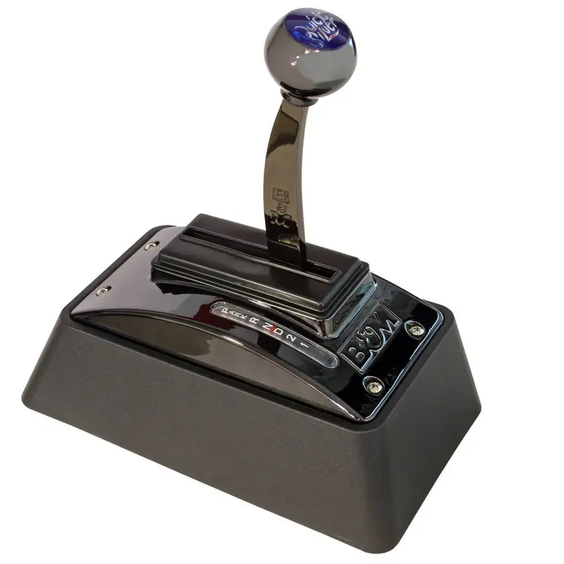 B&M Black Automatic Universal Quicksilver Ratchet Shifter For 3 & 4 Speed Trans 1