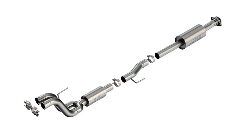 Borla 3" S-Type Mid-Section Exhaust System For 2021-2025 Ford F-150 3.5L/5.0L 1