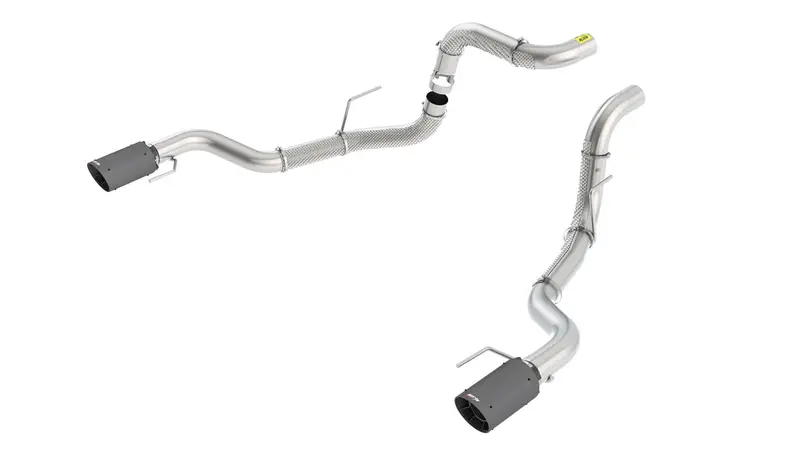 Borla 3" Tail Pipe Kit W/ 4.5" Carbon Fiber Tips For 17-25 Ford F-150 3.5L/5.0L 1