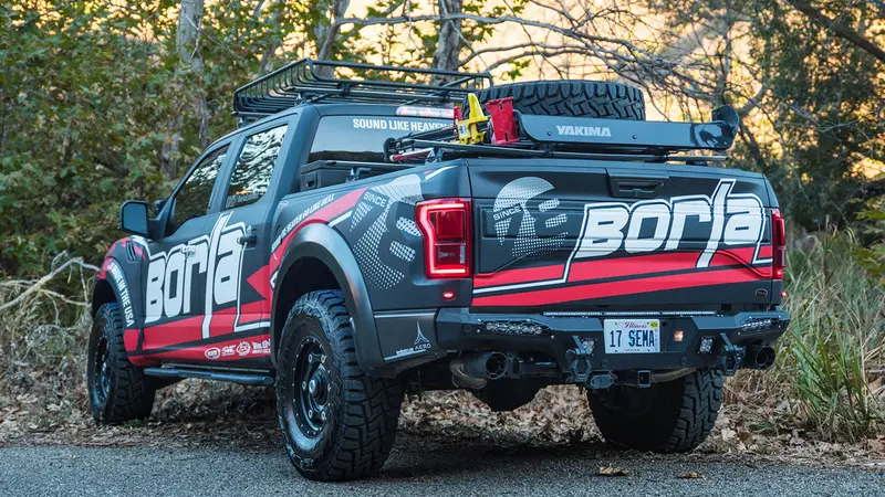 Borla 3" Tail Pipe Kit W/ 4.5" Carbon Fiber Tips For 17-25 Ford F-150 3.5L/5.0L 2