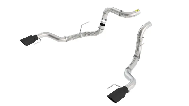 Borla 3" Tail Pipe Kit W/ Blk Tips For 17-25 Ford F-150 Raptor/Tremor 3.5L/5.0L 1