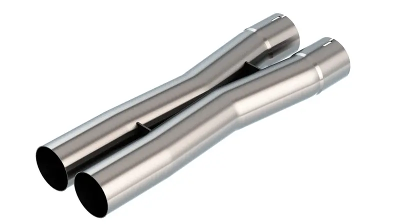 Borla 3" X-Pipe Universal 4.43'' Inlet/3.51'' Outlet Centerline 21.06'' Oal 1