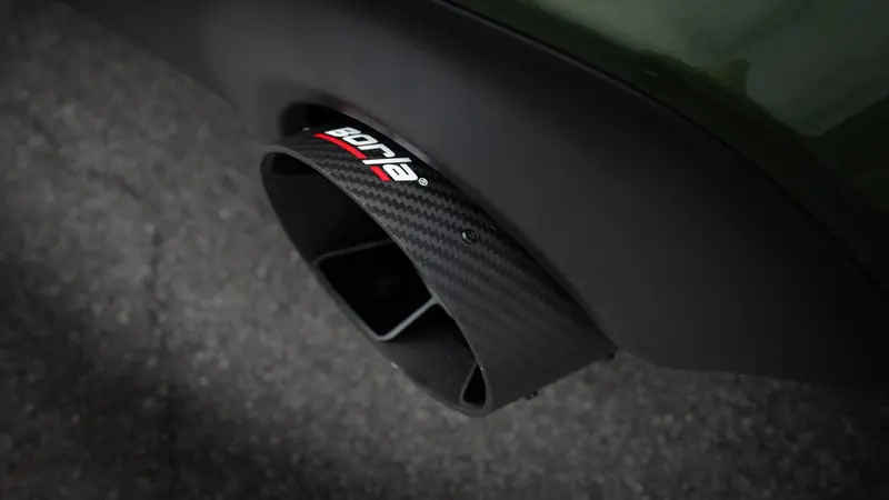 Borla 5-Inch Carbon Fiber Exhaust Tips For 15-24 Dodge Charger/Chrysler 300C V8 2