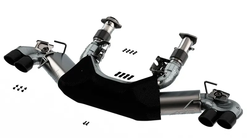 Borla Atak 3" Cat-Back Exhaust System  W/ Blk Tips For 20-25 Chevrolet Corvette Stingray C8 6.2L 1