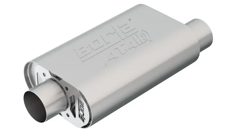 Borla Atak Cratemuffler 3'' Offset Inlet/Center Outlet For Sbc 350/383/406 V8 1