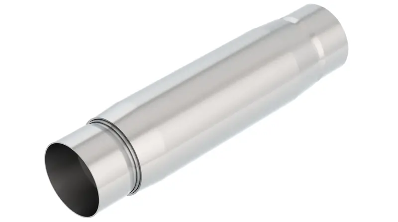 Borla Cratemuffler 3" Resonator Center Inlet/Outlet 4"X10"X15" Round Universal 1