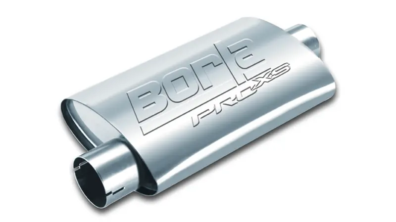 Borla Pro-Xs Muffler 3" Offset Inlet/Center Outlet 4X9.5X14 Oval - Universal 1