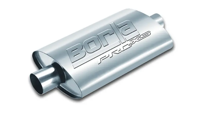 Borla Pro-Xs Reversible Muffler 2.25" Center Inlet/Outlet 4"X9.5"X14" Universal 1