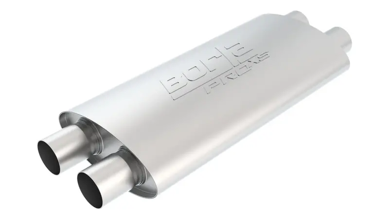 Borla Proxs 2.25-Inch Dual Inlet/Outlet Reversible Muffler W/ X-Pipe - Universal 1