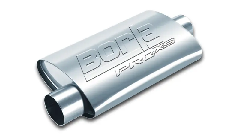 Borla Proxs 2.50-Inch Inlet/Outlet Center/Offset 24" Oval Muffler - Universal 1