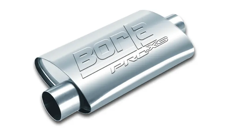 Borla Proxs 2" Offset Inlet/2" Center Outlet 14" Body Oval Muffler - Universal 1