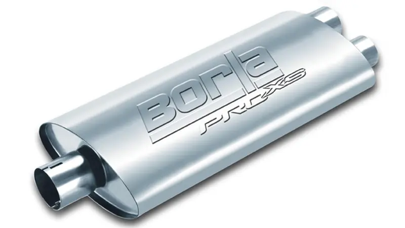 Borla Proxs Reversible 2.5" Inlet/Dual Outlet Steel Oval Muffler - Universal 1