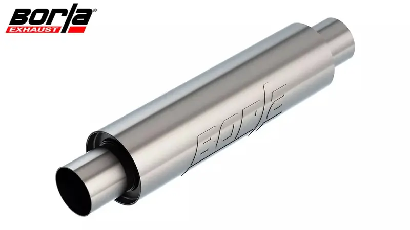 Borla Reversible 2.5" Center Inlet/Outlet Multicore Racing Muffler - Universal 1