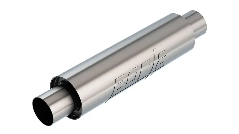 Borla Round 2.5-Inch Center Inlet/Outlet Multicore Racing Muffler - Universal 1