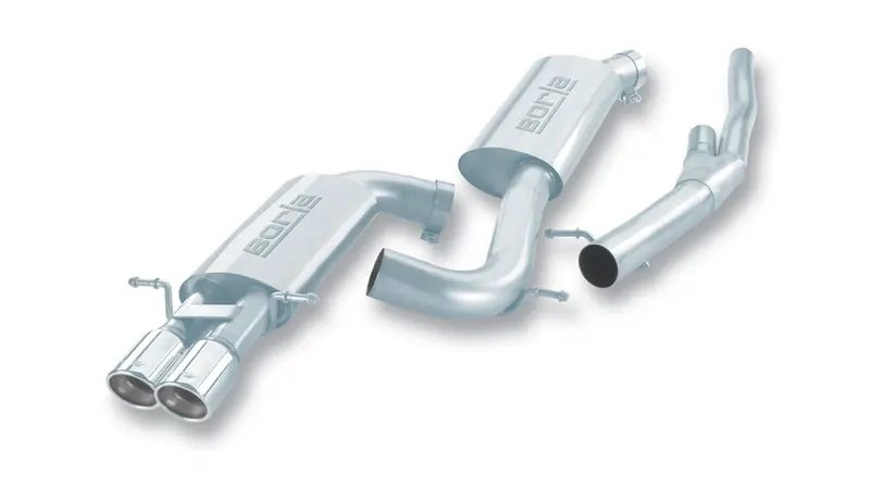Borla S-Type 3" Cat-Back Exhaust W/ 3.14" Tips For 00-02 Audi S4 Quattro 2.7T V6 1