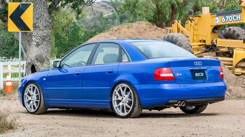 Borla S-Type 3" Cat-Back Exhaust W/ 3.14" Tips For 00-02 Audi S4 Quattro 2.7T V6 2