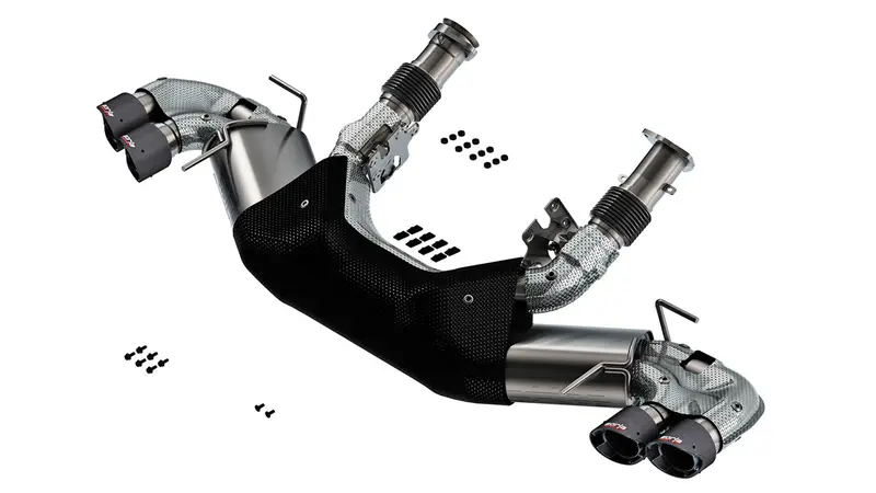Borla S-Type Catback Exhaust W/ 4" Carbon Fiber Tips For 2020-2025 Chevrolet Corvette 6.2L 1