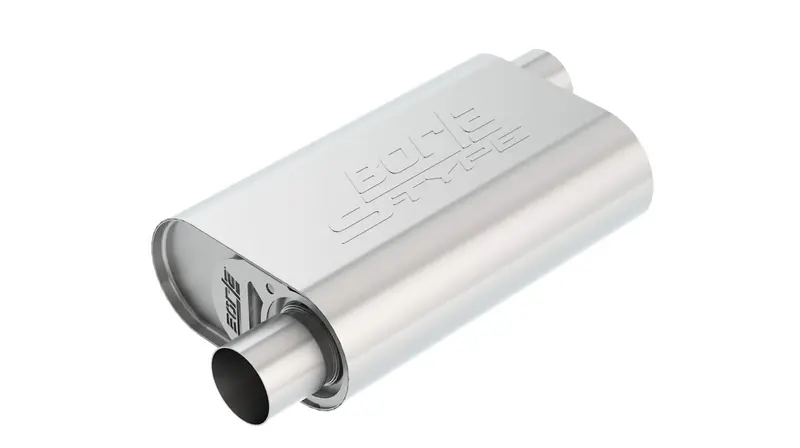Borla S-Type Cratemuffler 3'' Offset/Center Oval For Chevy Sbc 350/ 383/ 406 V8 1