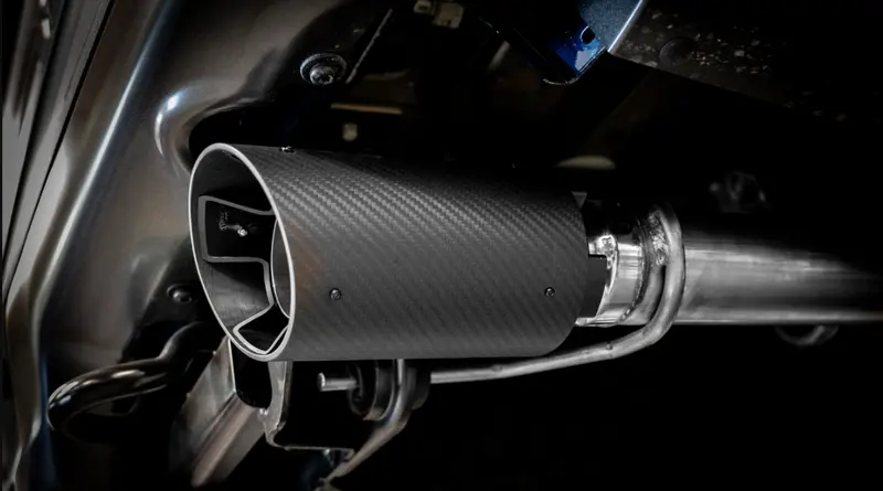 Borla Tail Pipes 4.5" Carbon Fiber Tips For 21-25 Ford F-150 Raptor R 3.5L/5.2L 2