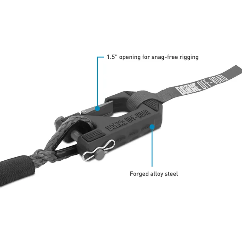 Borne Off-Road 10K Winch - Grey Synthetic Rope - Bnwn-10-Sgr 1