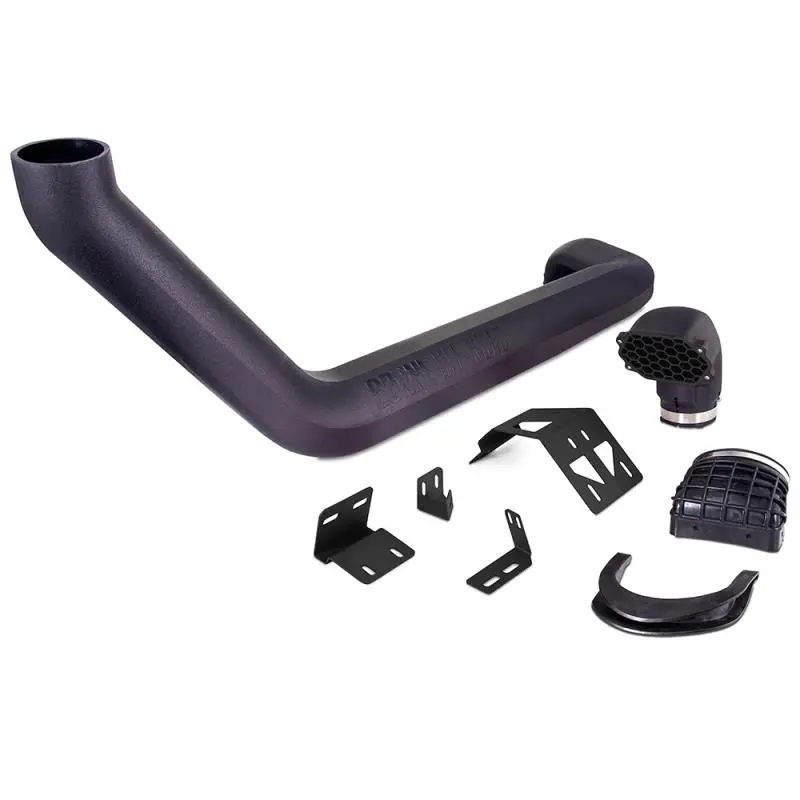 Borne Off-Road Wrinkle Black Snorkel Kit For 18+ Jeep Wrangler Jl - Gladiator Jt 2.0L/3.6L 1
