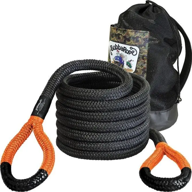 Bubba Rope 1-1/4" Big Bubba 30 Foot Power Stretch Recovery Rope 52,300 Pound Breaking Strength 1