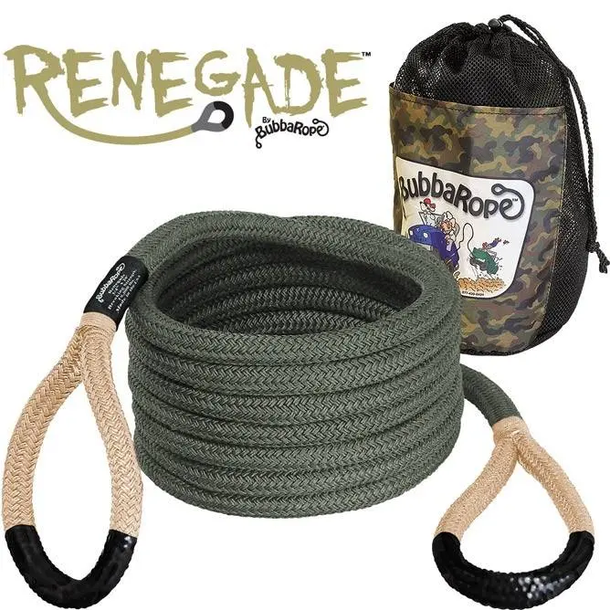 Bubba Rope 3/4" Renegade 20 Foot Power Stretch Recovery Rope 19,000 Pound Breaking Strength 1