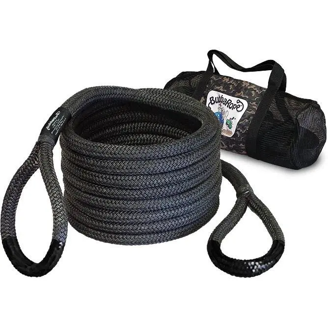 Bubba Rope 7/8" Black 20 Foot Power Stretch Recovery Rope 28,600 Pound Breaking Strength 1