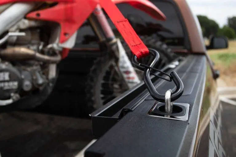 Bullring Gunmetal Flush Fit Retractable Tie Down Anchors For 2019-2022 Dodge Ram 1