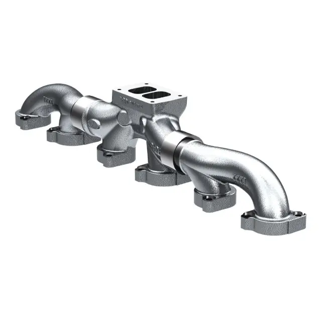 Bully Dog Big Rig Ceramic Coated Exhaust Manifold For 1995-2003 Detroit Series 60 12.7L & 14.0L In Kenworth & Peterbilt Trucks 2
