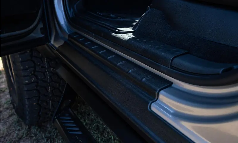 Bushwacker 14079 Black Trail Armor Rocker Panel And Sill Plate Covers For 07-13 Silverado/Sierra 1500; 07-14 Silverado/Sierra Hd; Extended Cab, Pair 2