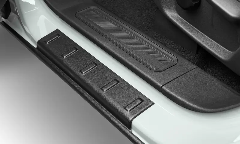 Bushwacker 14117 Black Trail Armor Rocker Panel And Sill Plate Covers For 2021-2026 Ford Bronco 4-Dr, Incl. Side Panels/Sill Plate Cover 1