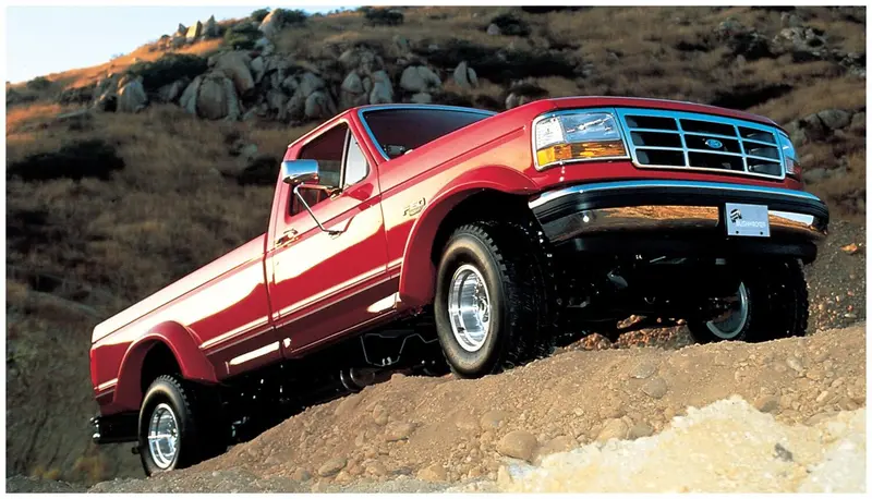 Bushwacker 20022-11 Black Cutout Style Smooth Finish Rear Fender Flares For 1992-1996 Ford Bronco, F-150, F-250; 1992-1997 F-350 Super Duty (Excludes Dually) 1