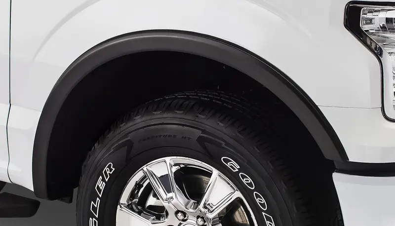 Bushwacker 20095-02 Black Oe-Style Smooth Finish Front Fender Flares For 2015-2017 Ford F-150 1