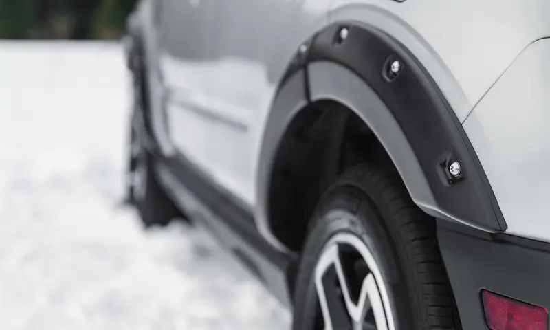 Bushwacker 20132-02 Black Pocket/Rivet Style Smooth Finish Rear Fender Flares For 2021-2026 Ford Bronco Sport 1