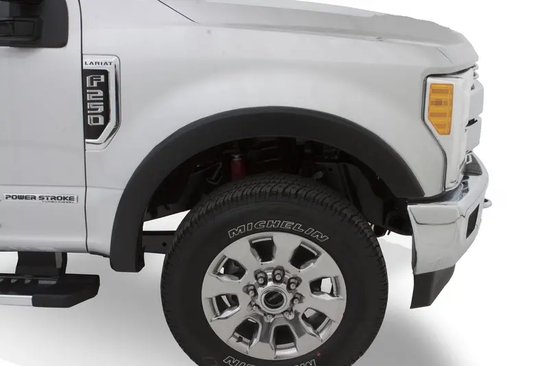 Bushwacker 20918-02 Black Oe-Style Smooth Finish 4-Piece Fender Flare Set For 2008-2010 Ford F-250/F-350 Super Duty 1