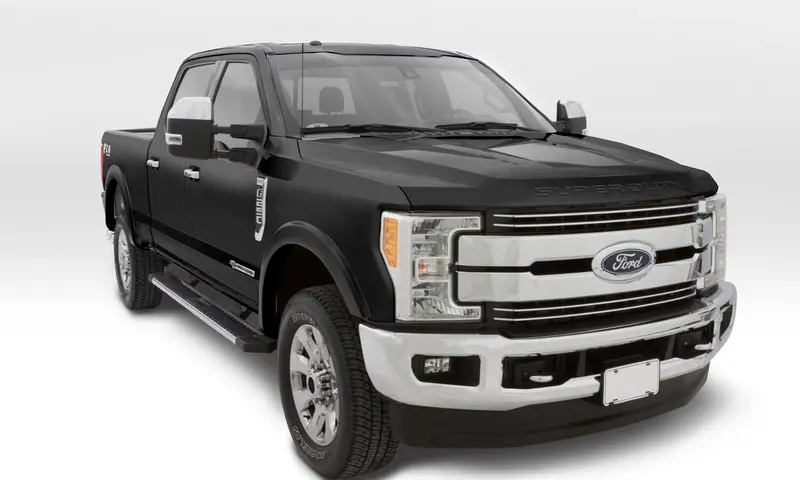 Bushwacker 20944-02 Black Oe-Style Smooth Finish 4-Piece Fender Flare Set For 2017-2022 Ford F-250 Super Duty; 2017-2022 F-350 Super Duty W/98 In. Bed 1