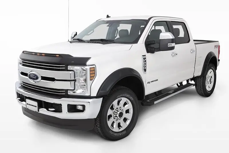 Bushwacker 20951-02 Drt Style Fender Flares; Front And Rear For 2017-2022 Ford F-250 Super Duty, F-350 Super Duty 1