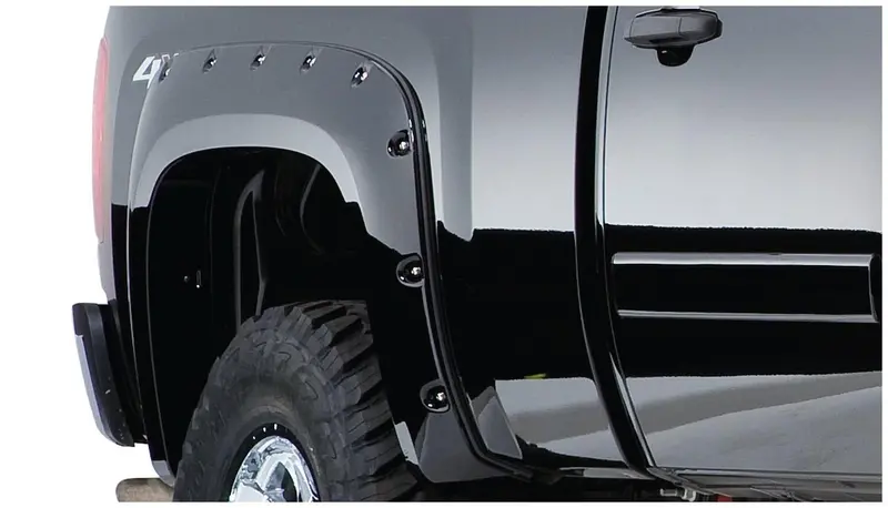 Bushwacker 21010-11 Black Cutout Style Smooth Finish Rear Fender Flares For 1984-1990 Ford Bronco Ii 1