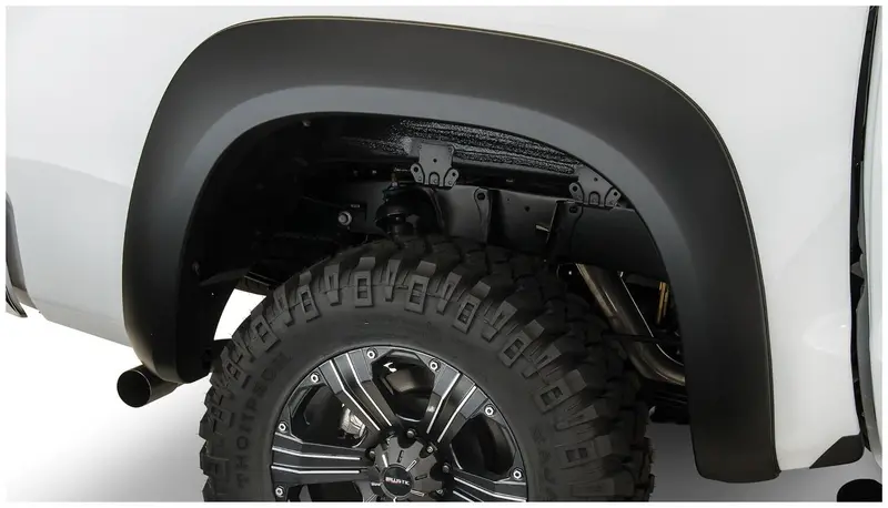Bushwacker 30036-02 Black Extend-A-Fender Style Smooth Finish Rear Fender Flares For 2007-2013 Toyota Tundra 1