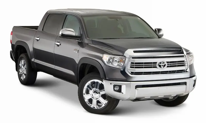 Bushwacker 30917-02 Black Oe-Style Smooth Finish 4-Piece Fender Flare Set For 2014-2021 Toyota Tundra 1