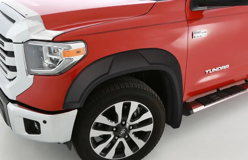 Bushwacker 30923-02 Drt Style Fender Flares; Front And Rear 2014-2021 Toyota Tundra 1